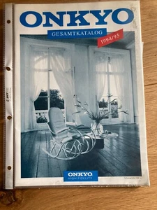 Onkyo Gesamtkatalog 1994/1995 - Neuwertig - Bild 1 von 1
