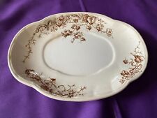 Arundel Royal Semi-Porcelain Wood & Son England Small Oval Plate 21cm Diax15.5cm