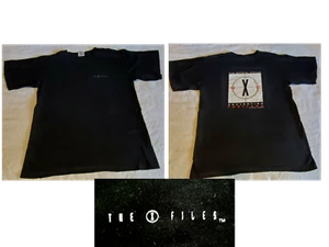 1996 X-FILES Convention Portland, Oregon T-shirt ~ Adult Size Large Black - Picture 1 of 10
