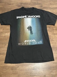 Imagine Dragons Evolve World Tour 2018 Concert Band T Shirt Medium Black M L - Picture 1 of 6