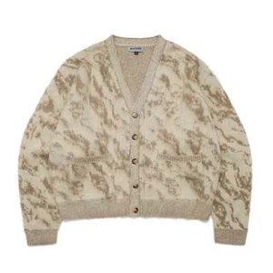 Shinzo Tora Tan Mohair Cardigan - Picture 1 of 3