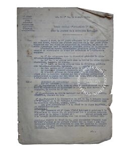 General Order of Operation Attack September 6, 1915 HQ 3 CA 5 ARMY Courgival