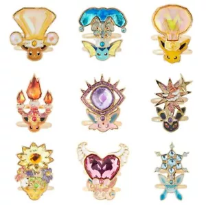 Anillo Pokemon Centro Original Accesorio Terastal Eevee Evolution - Imagen 1 de 56