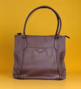 Borsa a mano LODIS Sierra in pelle di castagno ciottoli borsa da viaggio - Foto 1 di 21