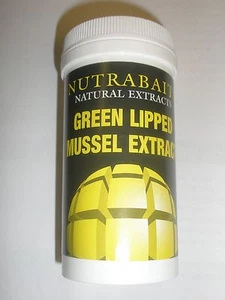 Extracto natural de mejillón de labios verdes Nutrabaits 50 g fabricación de cebo pesca de carpa - Imagen 1 de 1