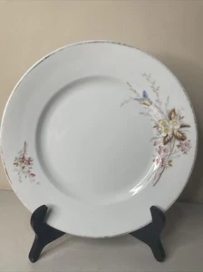 Antique Thun Klosterle HP Dinner Plate flowers and butterflies 9.5” - Picture 1 of 8