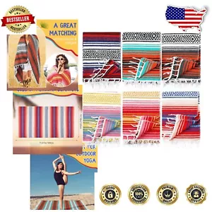 Luxurious Large Mexican Throw Blankets – Perfect for Outdoor & Indoor Style - Picture 1 of 8