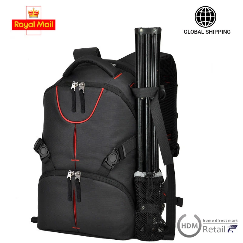 Cámara DSLR SLR y Mochila Laptop Mochila Estuche Bolso para Nikon Sony Canon Foto 1 de 4