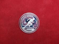 Niue 5 Dollar von 1992 Olympische Spiele Atlanta Sprint Silber Ag PP proof