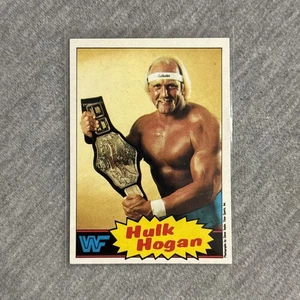 1985 Topps WWF #1 Hulk Hogan Yellow - Picture 1 of 2