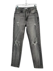 Pantalones de mezclilla desgastados Good American 90’s Style lavado ácido para mujer 0/25 - Imagen 1 de 3