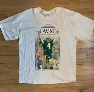 Brett Favre Green Bay Packers Farewell 2008 Milwaukee Journal Sentinel Size XL - Picture 1 of 5