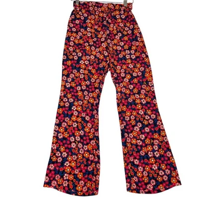 Pantalón MARNI Pop Estampado Jardín Crepé Pierna Acampanada Talla 36/Pequeño Foto 1 de 4