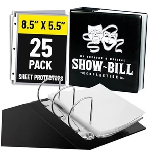 Show-Rechnung/Spielzettel Mappe für Broadway und Theater Show-Rechnungen, kommt mit schwarz - Bild 1 von 8
