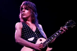 Poster fotografico 11x17 Randy Rhoads & Ozzy Osbourne Gibson Les Paul fotografia - Foto 1 di 1