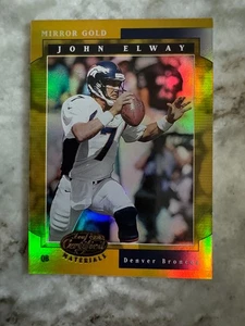 John Elway 2001 Leaf Certified Mirror Gold Parallel #52 #20/25 Denver Broncos - Picture 1 of 3