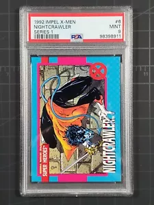 1992 Impel X-men #6 Nightcrawler PSA 9 - Foto 1 di 2