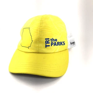 Gorra Boco Gear Snapback Technical Trucker "Tri the Parks" Amarilla GA Triatlón - Imagen 1 de 5