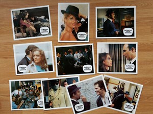 ROMY SCHNEIDER 10 rare German lobby cards 1971 Max et les ferrailleurs - PICCOLI