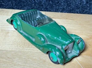 VINTAGE DINKY LAGONDA DIECAST CAR, GREEN w/ WINDSHIELD - USA SHIP - Picture 1 of 6