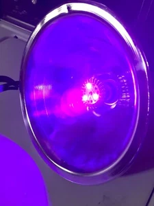 3W Pet Reptile LED UVa Bulb 110V w/Reflector Socket includes Heat Sink USA Cert - Picture 1 of 3