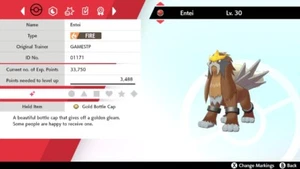 🌟2011 Shiny Gamestop Entei Event Untouched | Pokemon Sword & Shield🌟 - Picture 1 of 5