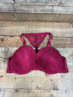 Sujetador Bralette Honeydew Intimates con Aros Acolchado Encaje Talla 40D Rosa Fucsia Foto 1 de 4