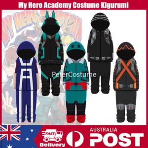 Unisex Adult My Hero Academy Costume Kigurumi Pajamas Pyjamas Sleepwear Cosplay - Picture 1 of 19