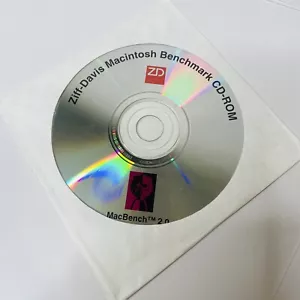 Ziff-Davis Macintosh Benchmark CD-ROM MacBench 2.0 1995 Vtg Software - Picture 1 of 3
