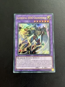 YU GI OH CARTA GRANDMERGE EROE ELEMENTALE ULTRA RARA DUPO-EN004 1ED MINT DECK - Foto 1 di 3