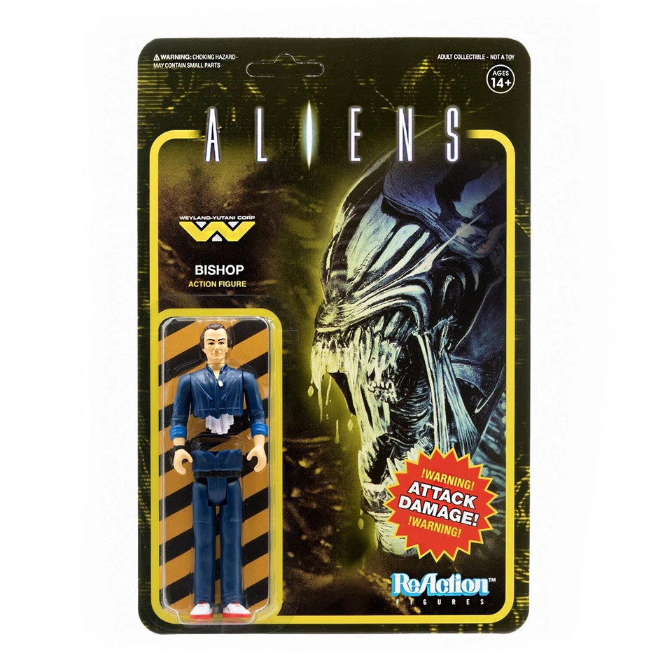 Figura de reacción Super7 Aliens Weyland-Yutani Corp: (2019) BISHOP con daño de ataque Foto 1 de 1