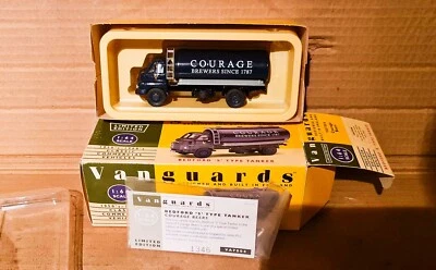 Lledo Vanguards Bedford S Type Tanker Courage Brewer Die Cast VA7004 Z3 - Image 1 of 4