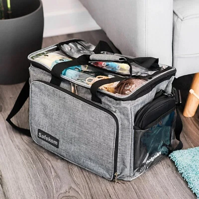 Storage Knitting Bag Wool Tote Crochet Hook Needles Accessories Organiser Holder