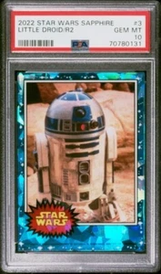 2022 Star Wars Sapphire - THE LITTLE DROID ARTOO-DETOO #3 - PSA 10 GEM MINT - Picture 1 of 2