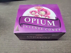 "Opium"" Saum Weihrauch 120 Kegel Großpackung Pack 12 Schachteln mit je 10 Kegeln" - Bild 1 von 2
