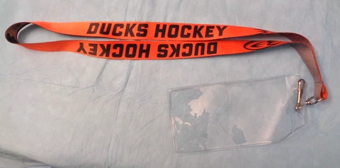 1 NHL Anaheim Ducks Ducks Hockey Season Ticket Holder Lanyard / Holder Cover