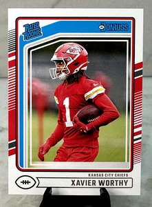 2024 Donruss, XAVIER WORTHY (RC) - KANSAS CITY CHIEFS - Bild 1 von 3