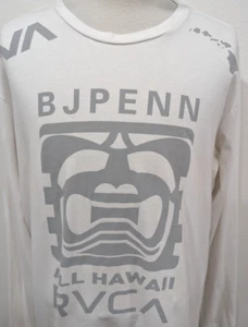 Camiseta RVCA BJ Penn Para Hombre XL Blanca MMA BJ UFC All Hawaii LS ~ ¡¡CAMISETA RARA!! * - Imagen 1 de 8