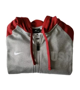 Nike Therma Fit USC Trojans Zip Hoodie Jacket Red Grey Adult Size Large EUC - Bild 1 von 10