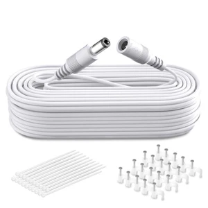 12V DC Extension Cord 33FT/10M 5.5mm x 2.1mm Male to Female Power Cable  CCTV - Picture 1 of 6