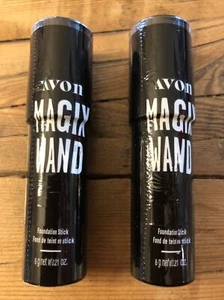 Avon Magix Wand Foundation Stick Cognac Contour Lot Of 2! .21oz Sealed - Foto 1 di 3