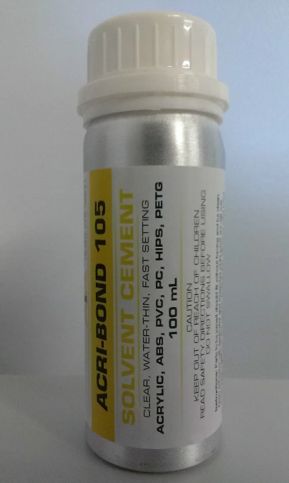 Acri Bond 105 Solvent Cement Glue 100ml For Acrylic, ABS, PC, HIPS & PETG - image 1 of 4