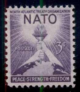 #1008, 3¢ NATO STAMPS LOT OF 400 MINT - SPICE UP YOUR MAILINGS! - Picture 1 of 1