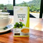 HYLEYS Tea Natural Ginkgo Biloba Green Tea 25 Tea Bags 100% Natural Non-GMO