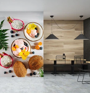 3D Pitaya Ice Cream 680 Wallpaper Mural Wall Print Wall Wallpaper Murals US Hone - Picture 1 of 11