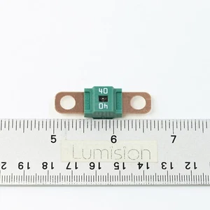 Premium 58V DC ANS MIDI Fuse 40A midifuse 40 amp 58VDC 6mm Bolt On - Green - Picture 1 of 7