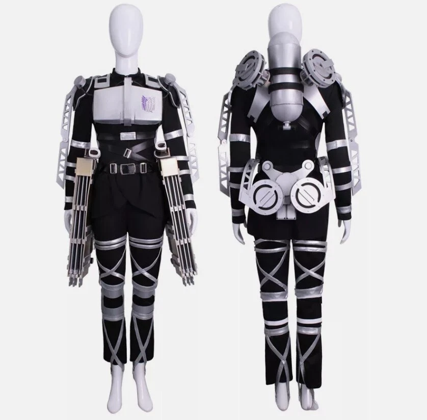Anime Attack On Titan The Finish Season Cosplay Costume Outfits 3D Maneuver Gear - Image 1 of 4