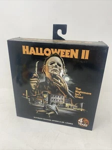 Paquete de 2 figuras de acción de terror NECA Halloween 2 Ultimate Michael Myers & Dr. Loomis - Imagen 1 de 8