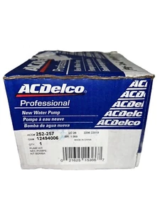 Engine Water Pump-Base ACDelco 252-257 New In Box - Picture 1 of 5