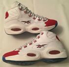 2020 REEBOK QUESTION MID OG RED TOE 25TH ANNIVERSARY SNEAKERS FY1018 MENS SZ 13